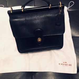 Coach Vintage Willis Black Leather 9927